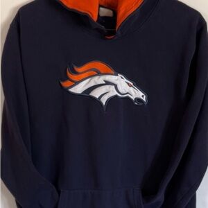 Youth Navy and Orange Hoodie